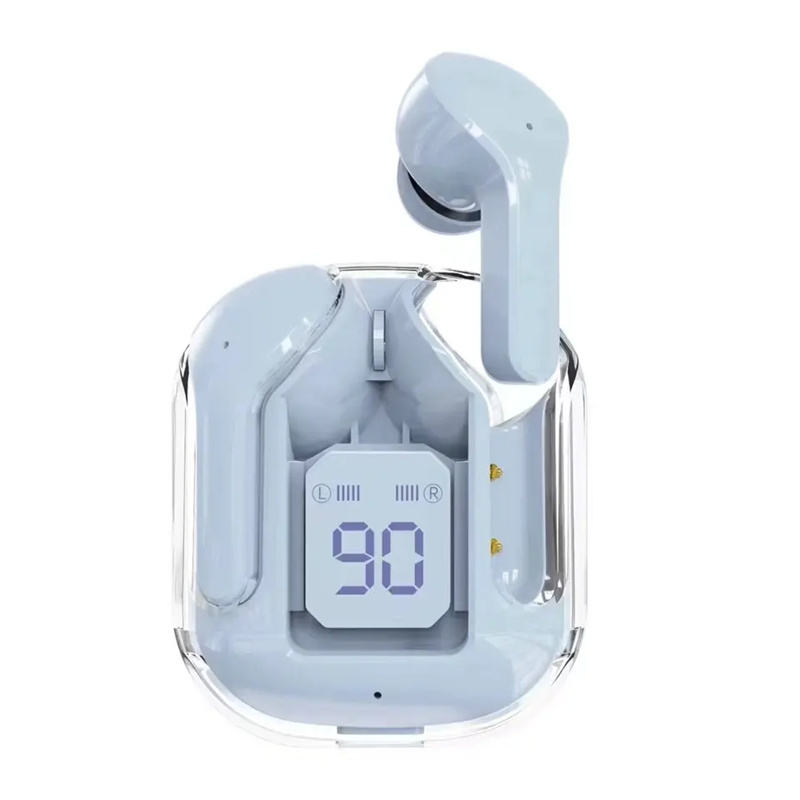 Air 31 Hotsale Wireless Earbuds BT5.0 Noise Cancelling HiFi Stereo Sport Headphones Digital Display Transparent Charging Case - Image 4