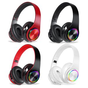B39 Foldable  Wireless Bluetooth Headphone With Microphone Over-Ear Headset Stereo Sound Sports Gaming Earphones