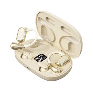 Q25 Two Pairs Double TWS and OWS Couple Headphones Ear Clip In-ear Earbuds Gaming Dual LED Digital Display Wireless BT Earphones