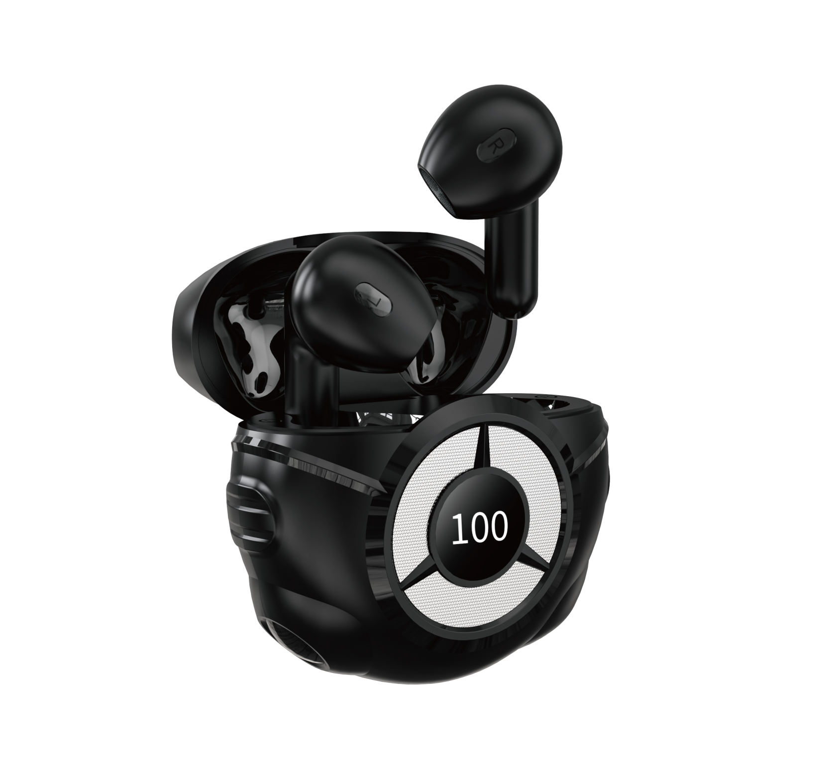 X79 Semi-In-Ear Smart Digital Display Esports Extra Long Endurance Headset - Image 3