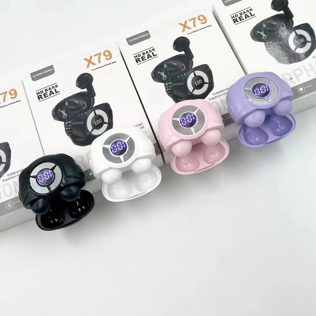 X79 Semi-In-Ear Smart Digital Display Esports Extra Long Endurance Headset - Image 5