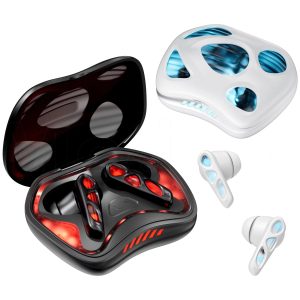 YX36 New Low Latency Gaming RGB Light in Ear Wireless Tws Earbuds ANC ENC Noise Cancelling Earphone Headphones with Good Sound